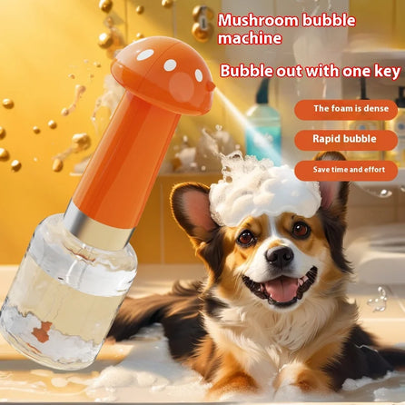 Electric Automatic Foam Machine,Rechargeable Shampoo Dispenser for Dog and Cat Bathingz,Pet Accessories,Household Clean,Bathroom