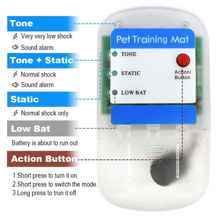 Pet Safe Shock Mat Indoor Training Pad for Dogs and Cats Electric Mat for Cats Dogs Off Furniture Counter New Dropship