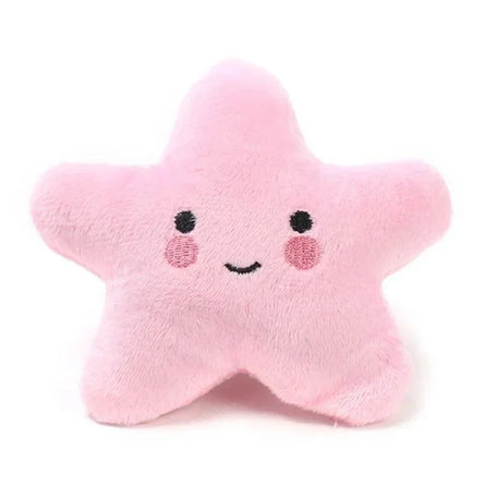 Pet Plush Bite Squeaky Toys Cute Smile Pentagram Stuffed Toys for Dogs Puppy Pet Supplies  игрушки для собак
