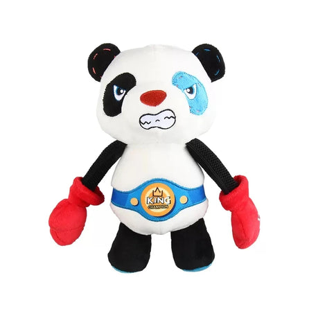 GiGwi Newest Pet Toys Panda Zoo Series Boxer Sound Bite Resistance Sounding Interaction Plush Washable Toy for Puppy Dog Pets