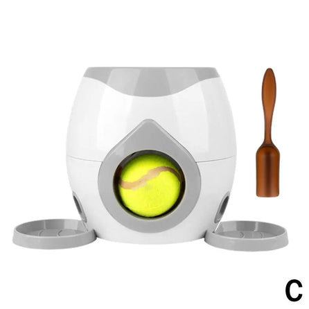 Interactive Pet Ball Launcher Toy Dog Tennis Food Reward Machine Thrower Slow Feeder for Cats Kitten Puppy Toy